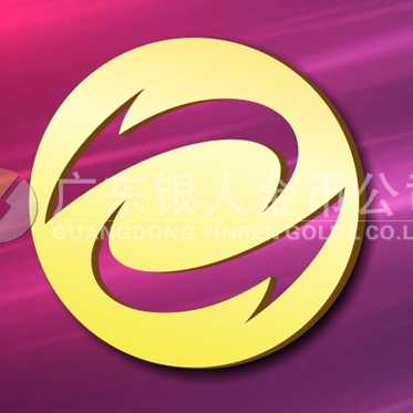 2015年3月定制　中經(jīng)萬(wàn)達(dá)純金徽章定制、千足金徽章定制