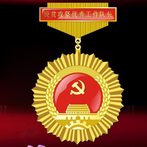 陜西定制　脫貧攻堅(jiān)優(yōu)秀工作隊(duì)長(zhǎng)獎(jiǎng)?wù)轮谱? title=