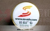 廣州詩尚公司胸章,金屬滴膠胸章