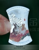 兔年生肖銀錠,金銀鋌定做,金銀紀(jì)念鋌,紀(jì)念金銀鋌定制