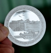 煙臺萬華集團年會慶典定制定做銀章