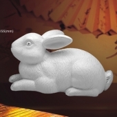 吉祥兔純銀工藝品定做、純銀制品生產(chǎn)訂購