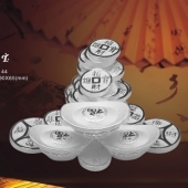 金錢元寶制作、定制金錢元寶、金錢元寶純銀擺件