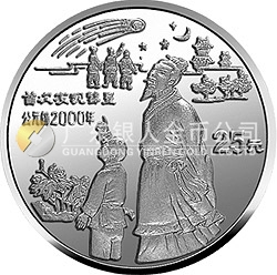 中國古代科技發(fā)明發(fā)現(xiàn)金銀鉑紀(jì)念幣（第3組）1/4盎司圓形鉑質(zhì)紀(jì)念幣