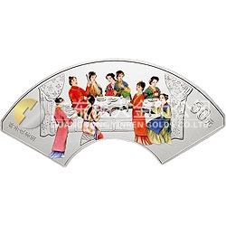 中國古典文學(xué)名著——《紅樓夢(mèng)》彩色金銀紀(jì)念幣（第二組）5盎司彩色銀質(zhì)紀(jì)念幣