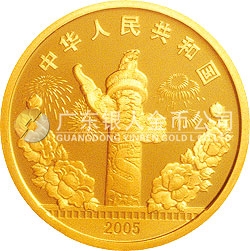 中國(guó)電影誕生100周年金銀紀(jì)念幣1/3盎司金質(zhì)紀(jì)念幣