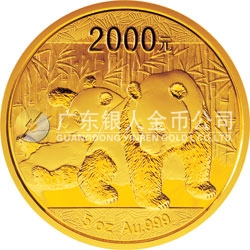2010版熊貓金銀紀(jì)念幣5盎司金質(zhì)紀(jì)念幣 
