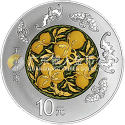 2016吉祥文化金銀紀念幣30克圓形銀質(zhì)紀念幣