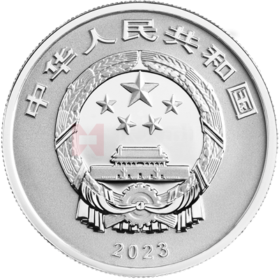 中華傳統(tǒng)瑞獸15克銀質紀念幣（麒麟）